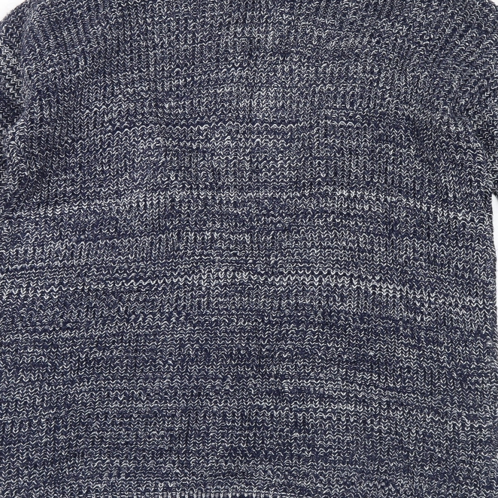 Boohoo Womens Blue  Knit Cardigan Jumper Size S
