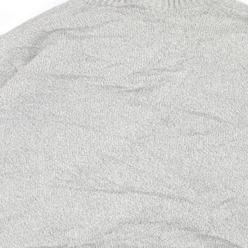 J.J.Willis Mens Grey  Knit Jacket Coatigan Size M