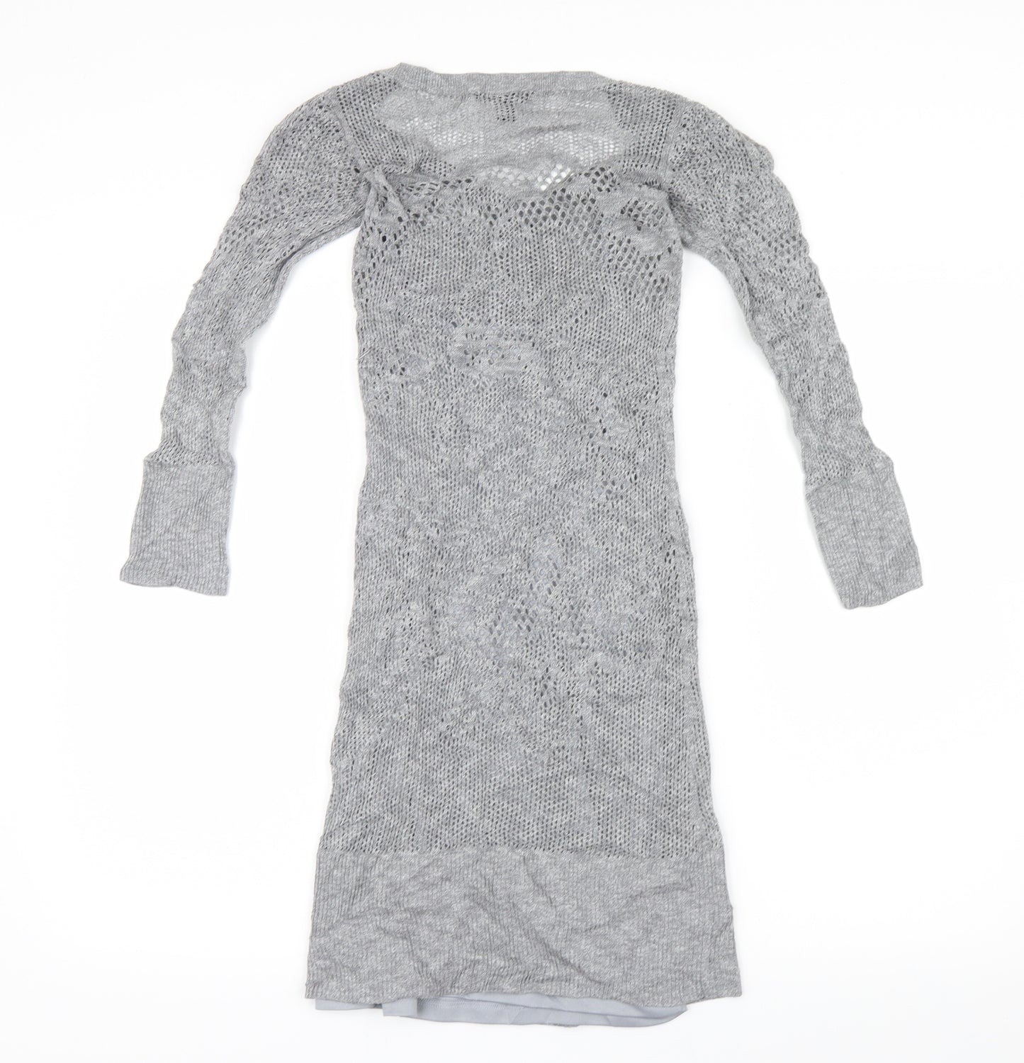 American Eagle Outfitters Womens Grey  Knit Jumper Dress  Size XS