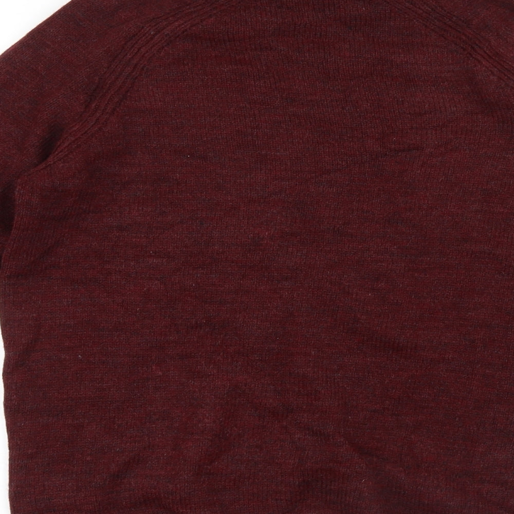 LC Waikiki Mens Red  Knit Pullover Jumper Size M