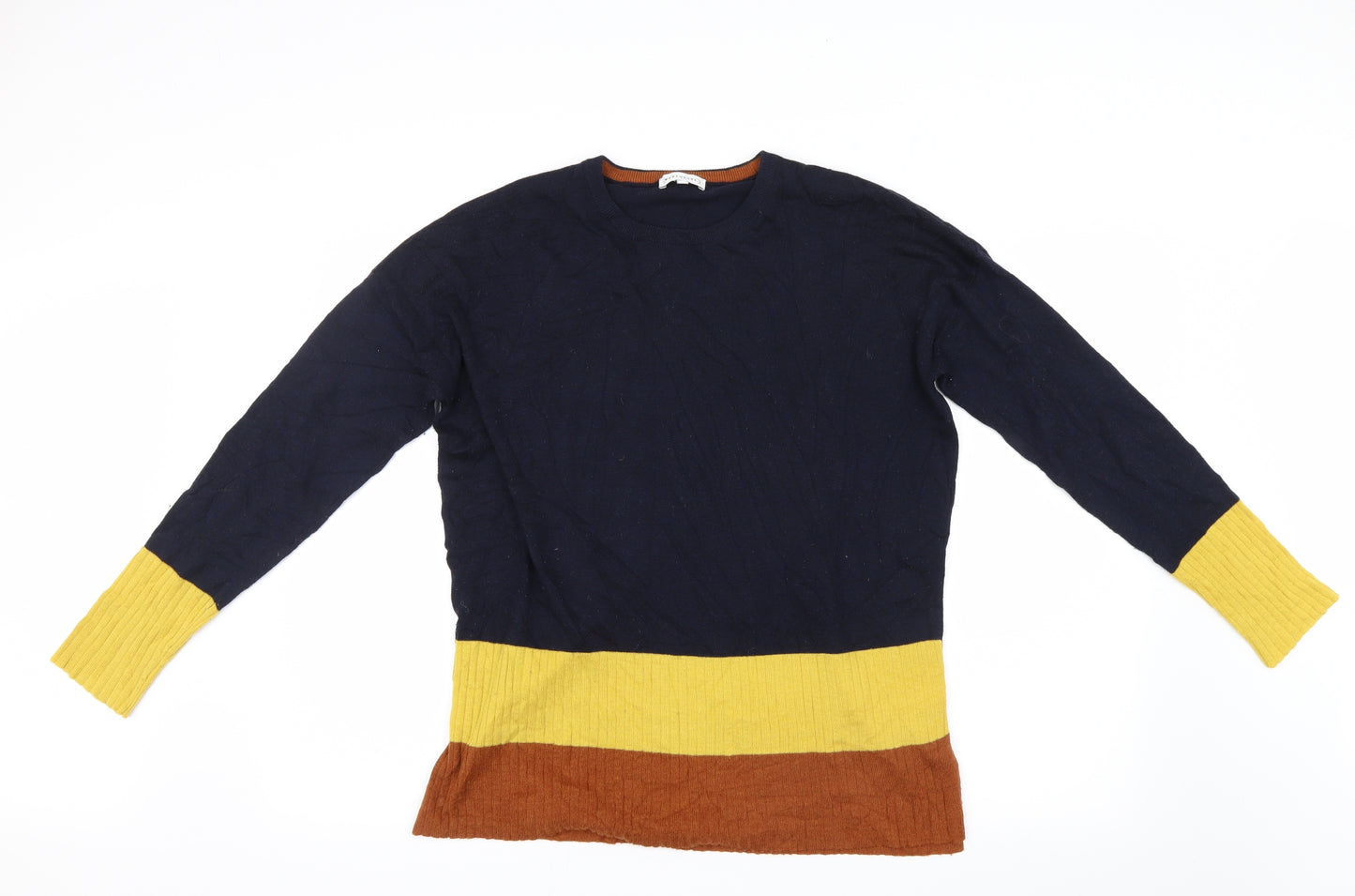 Warehouse Womens Blue  Knit Pullover Jumper Size 10
