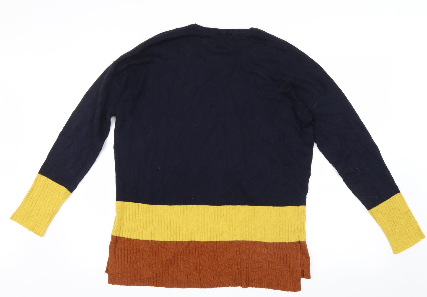 Warehouse Womens Blue  Knit Pullover Jumper Size 10