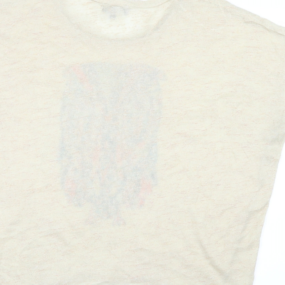 Apricot Womens Ivory   Basic T-Shirt Size M  - Owl