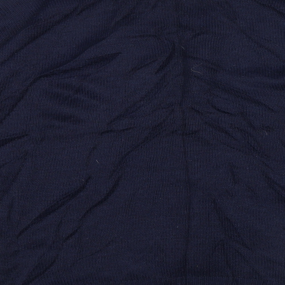 Kays Womens Blue Argyle/Diamond Knit Pullover Jumper Size 10