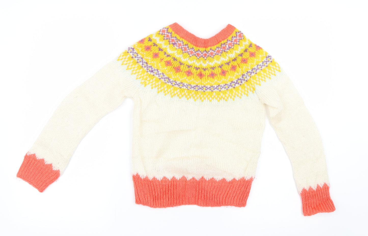 Gap Girls Pink  Knit Pullover Jumper Size 8-9 Years