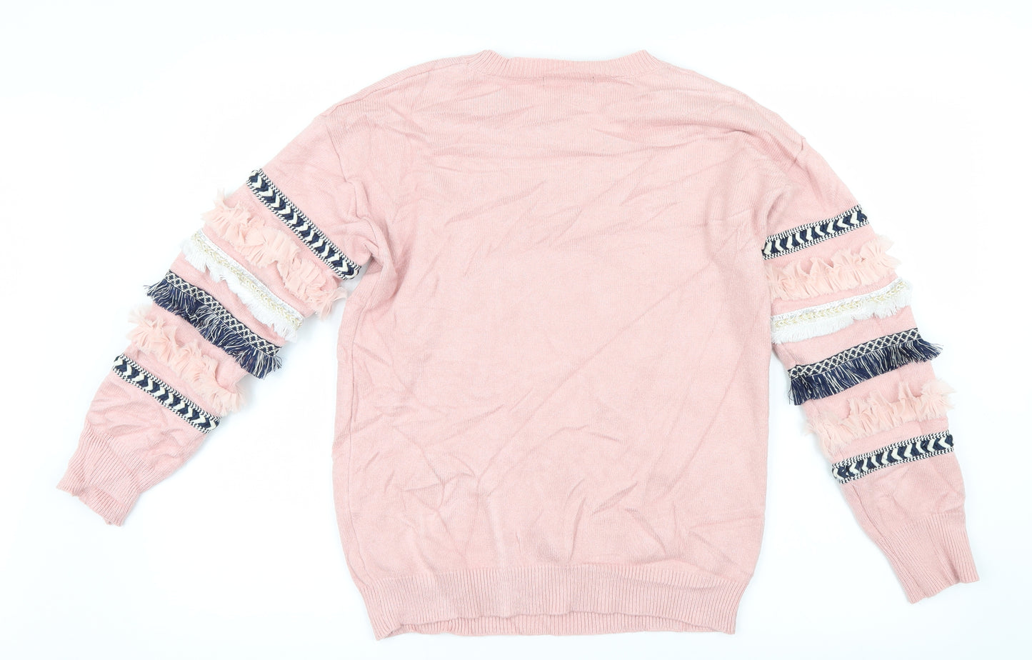 CAMEO ROSE Womens Pink  Knit Pullover Jumper Size S
