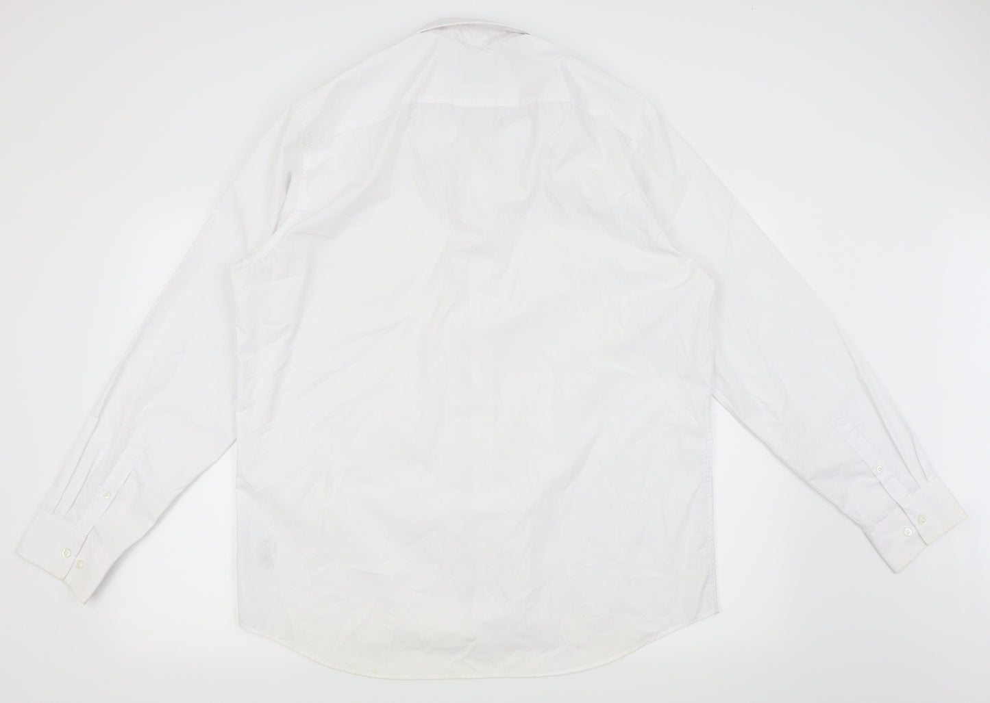 F&F Mens White    Dress Shirt Size 16.5