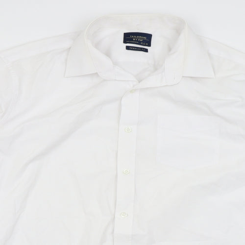 F&F Mens White    Dress Shirt Size 16.5