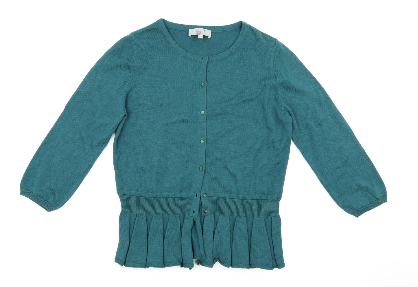 Per Una Womens Green   Cardigan Jumper Size 12
