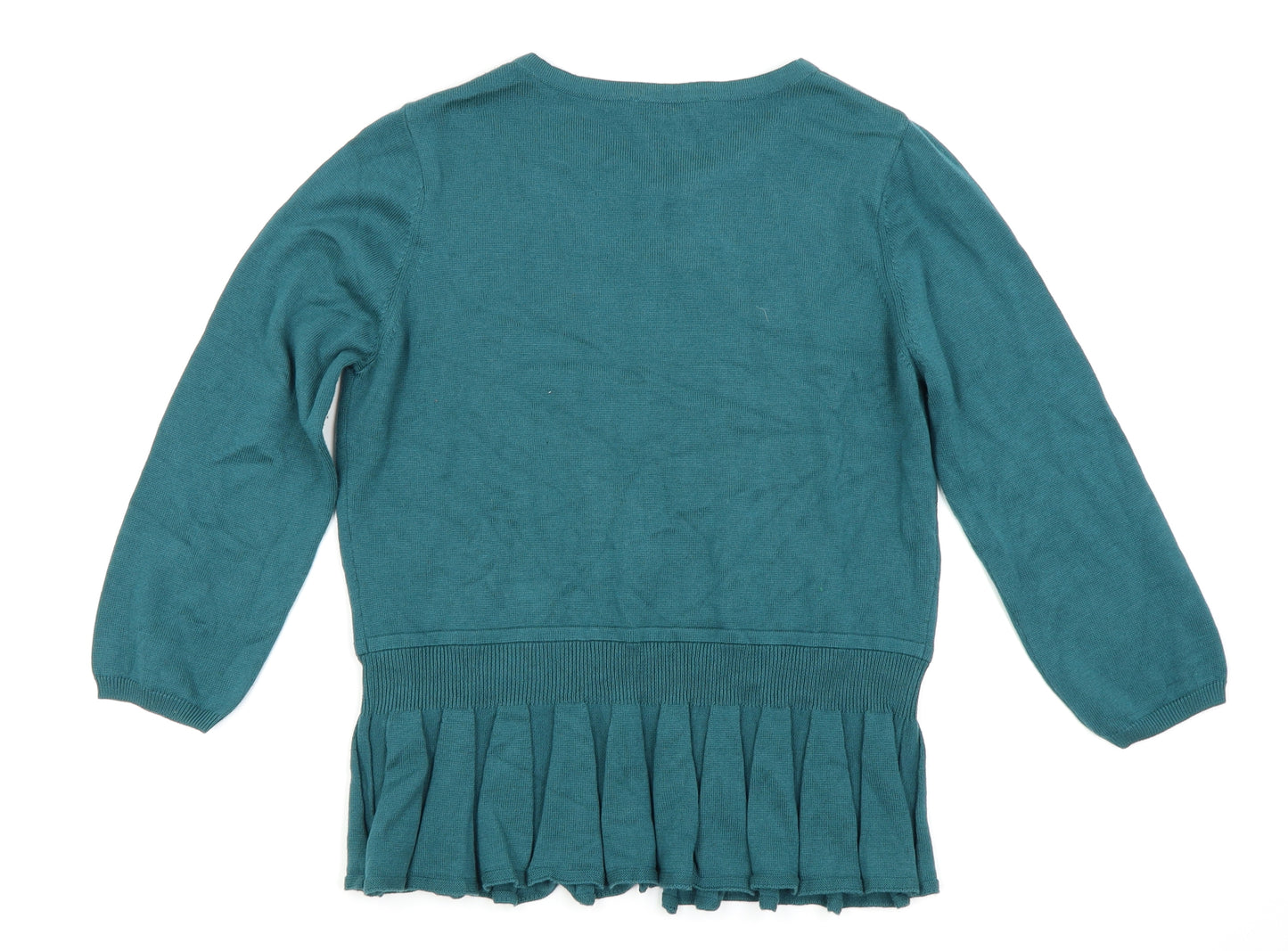 Per Una Womens Green   Cardigan Jumper Size 12