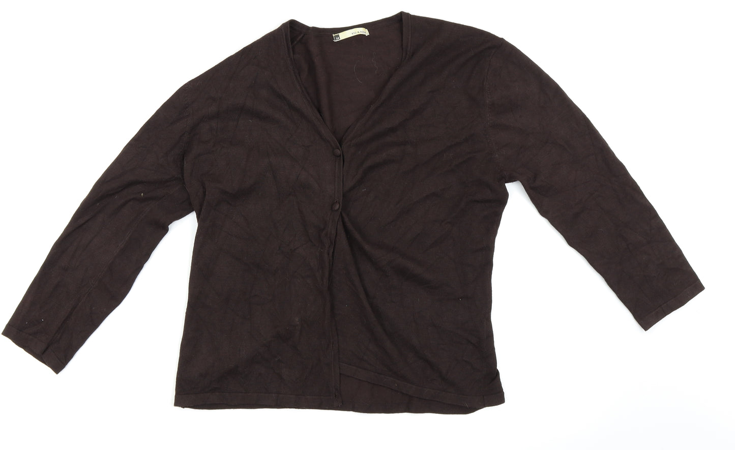Viz-A-Viz Womens Brown    Jumper Size 14
