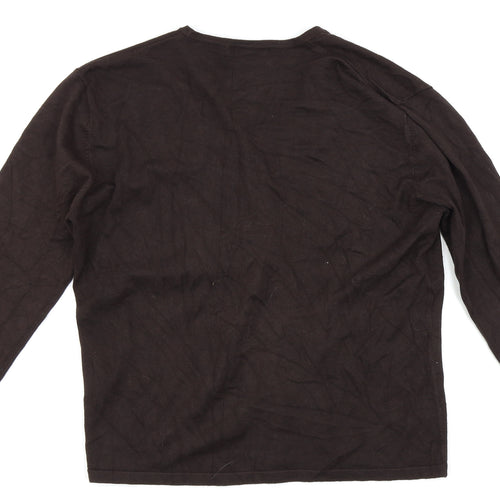 Viz-A-Viz Womens Brown    Jumper Size 14