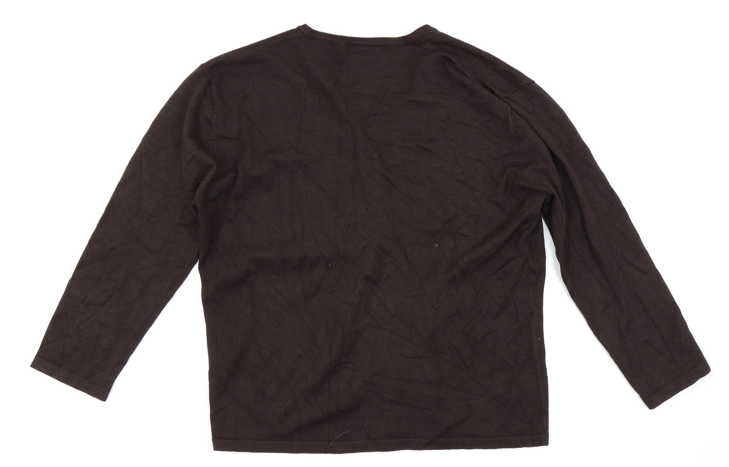 Viz-A-Viz Womens Brown    Jumper Size 14