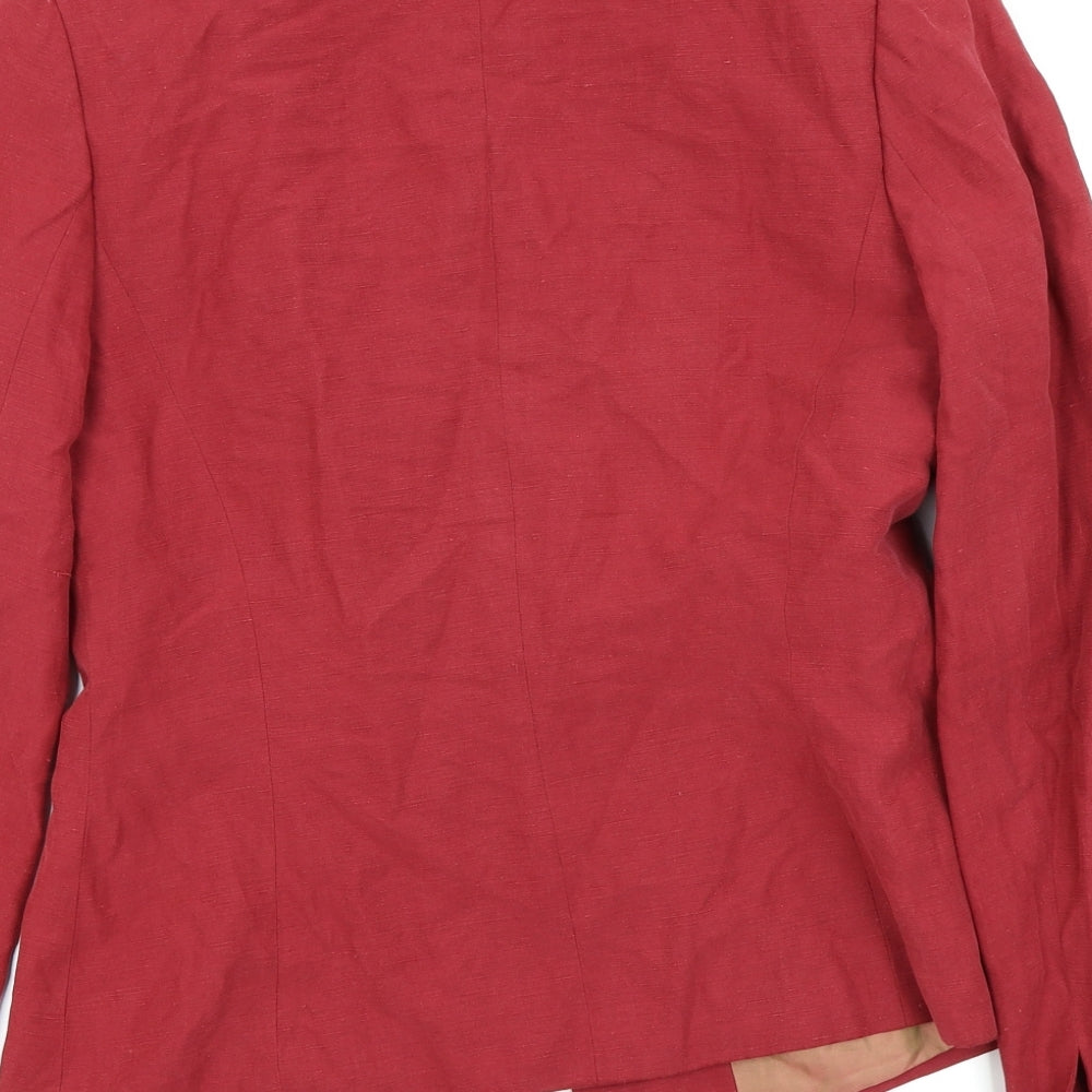 Platinum Womens Red   Jacket Blazer Size 10