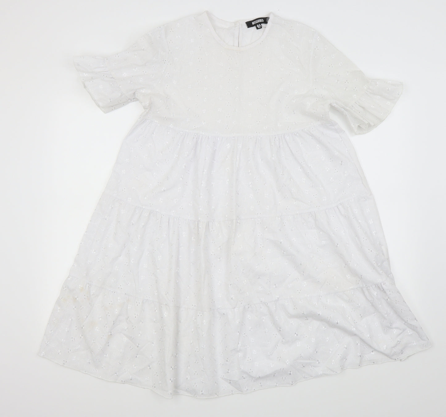 Missguided Womens White   Fit & Flare  Size 10