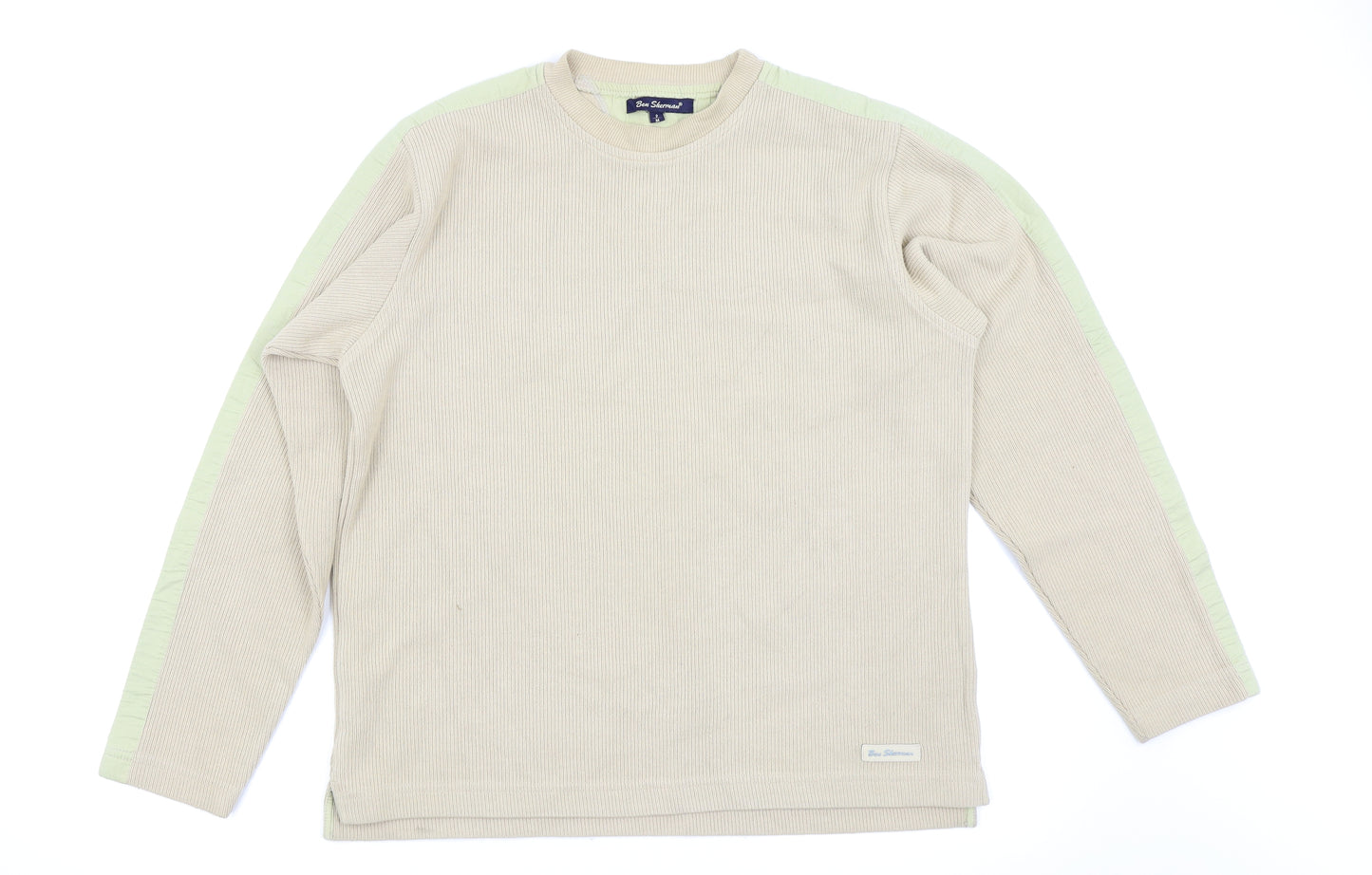 Ben Sherman Mens Beige   Pullover Jumper Size M