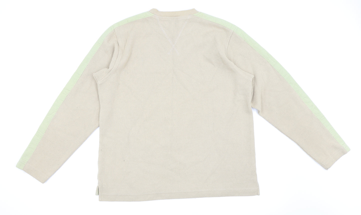 Ben Sherman Mens Beige   Pullover Jumper Size M