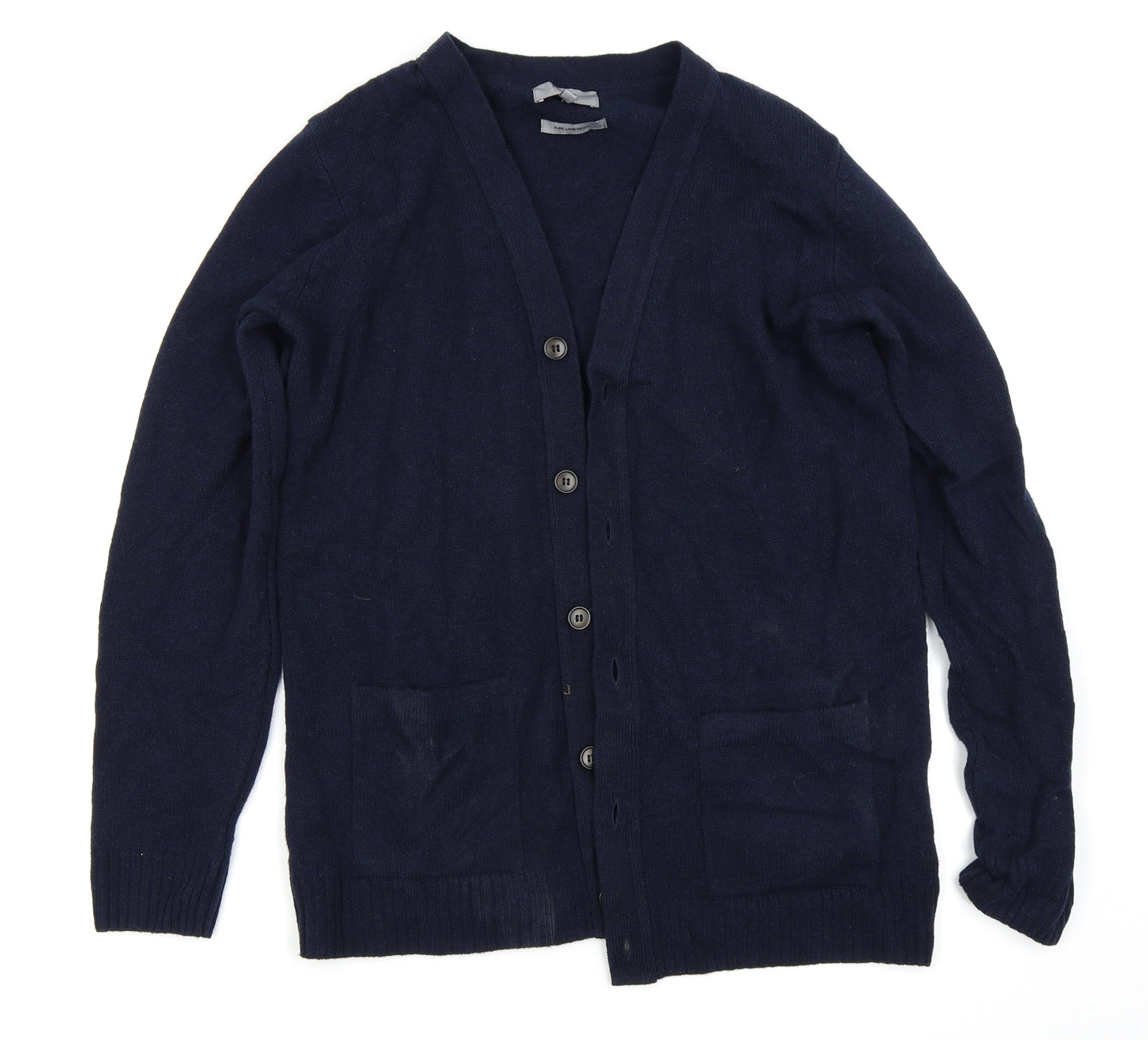 M&s Womens Blue   Cardigan Jumper Size S