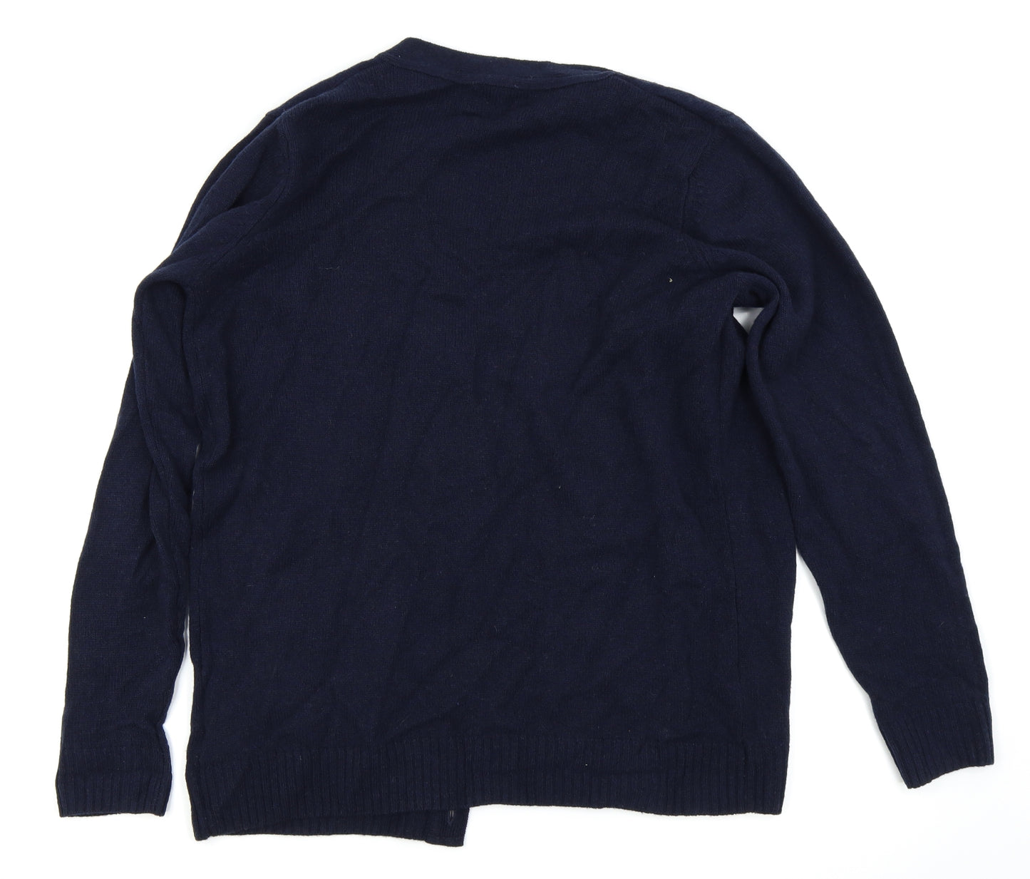 M&s Womens Blue   Cardigan Jumper Size S