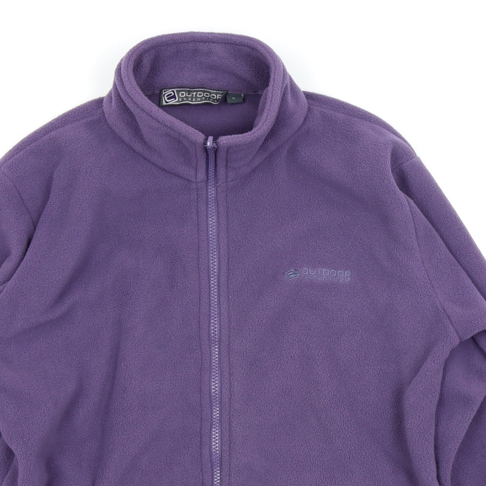 Outdoor Essentials Womens Pink   Jacket  Size 8  - fleece