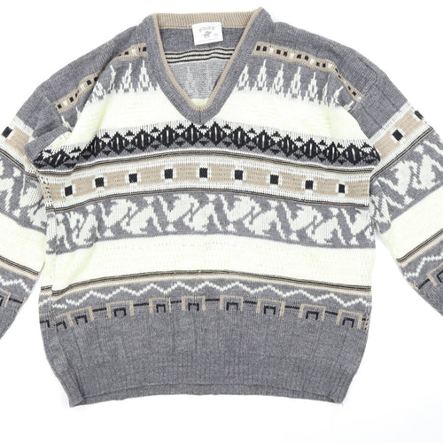 PONY Mens Grey   Pullover Jumper Size XL
