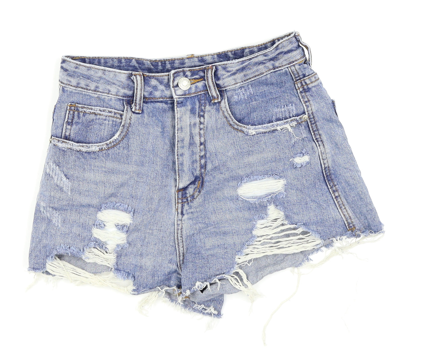SheIn Womens Blue   Hot Pants Shorts Size XS