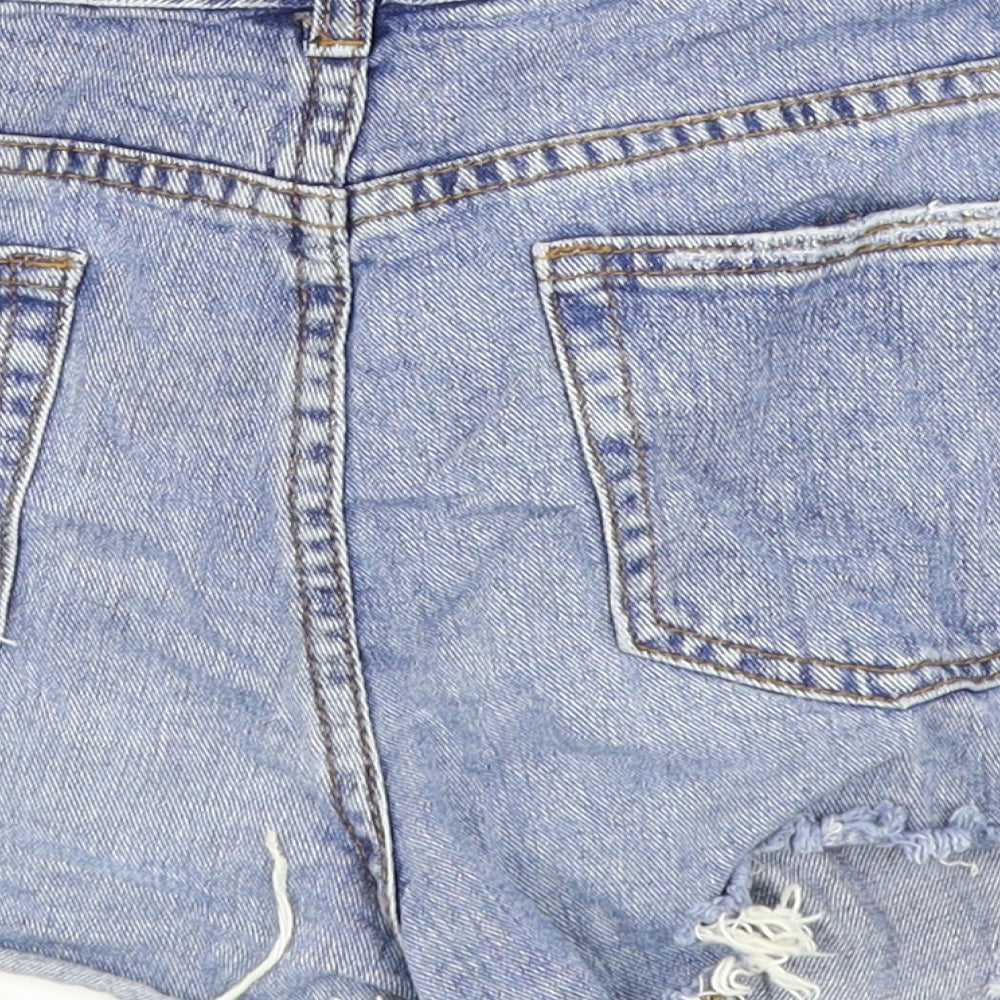 SheIn Womens Blue   Hot Pants Shorts Size XS