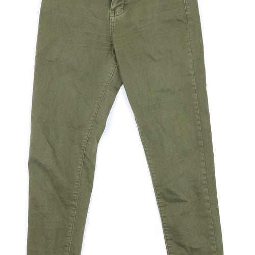 MOMOKROM Womens Green   Skinny Jeans Size 6 L24 in