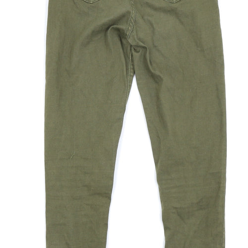 MOMOKROM Womens Green   Skinny Jeans Size 6 L24 in