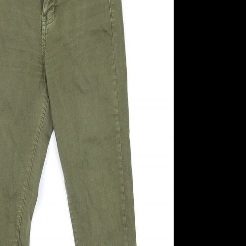 MOMOKROM Womens Green   Skinny Jeans Size 6 L24 in