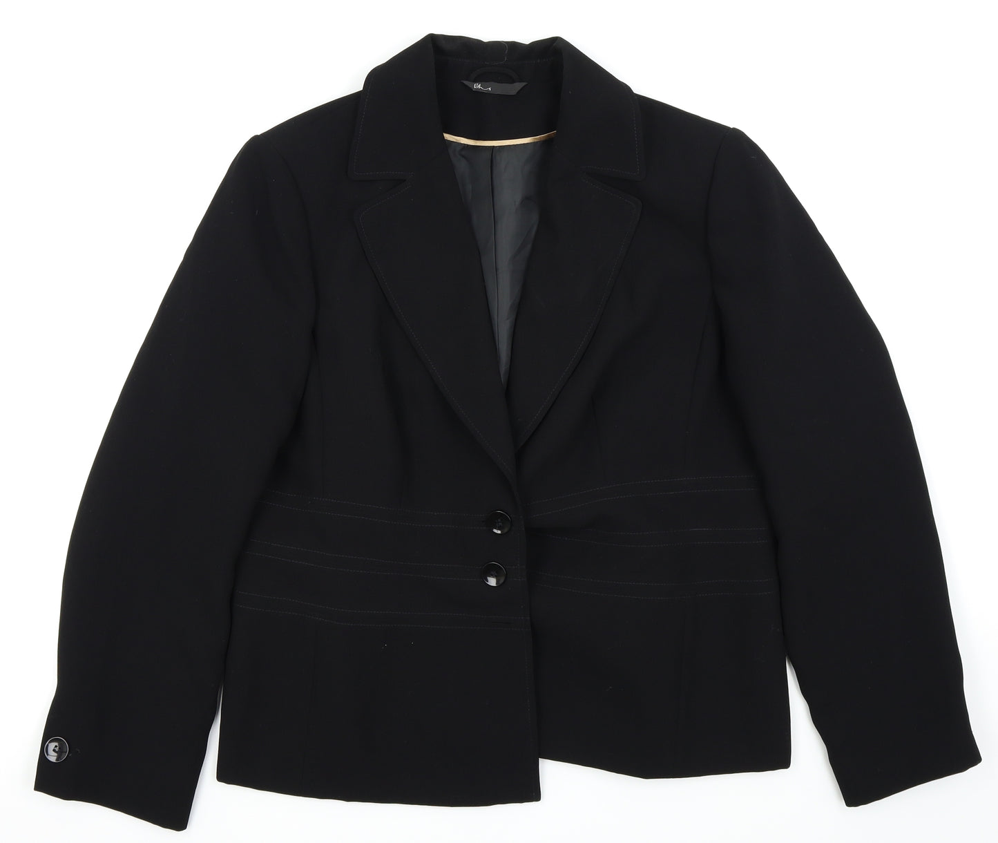 BHS Womens Black   Jacket Blazer Size 18