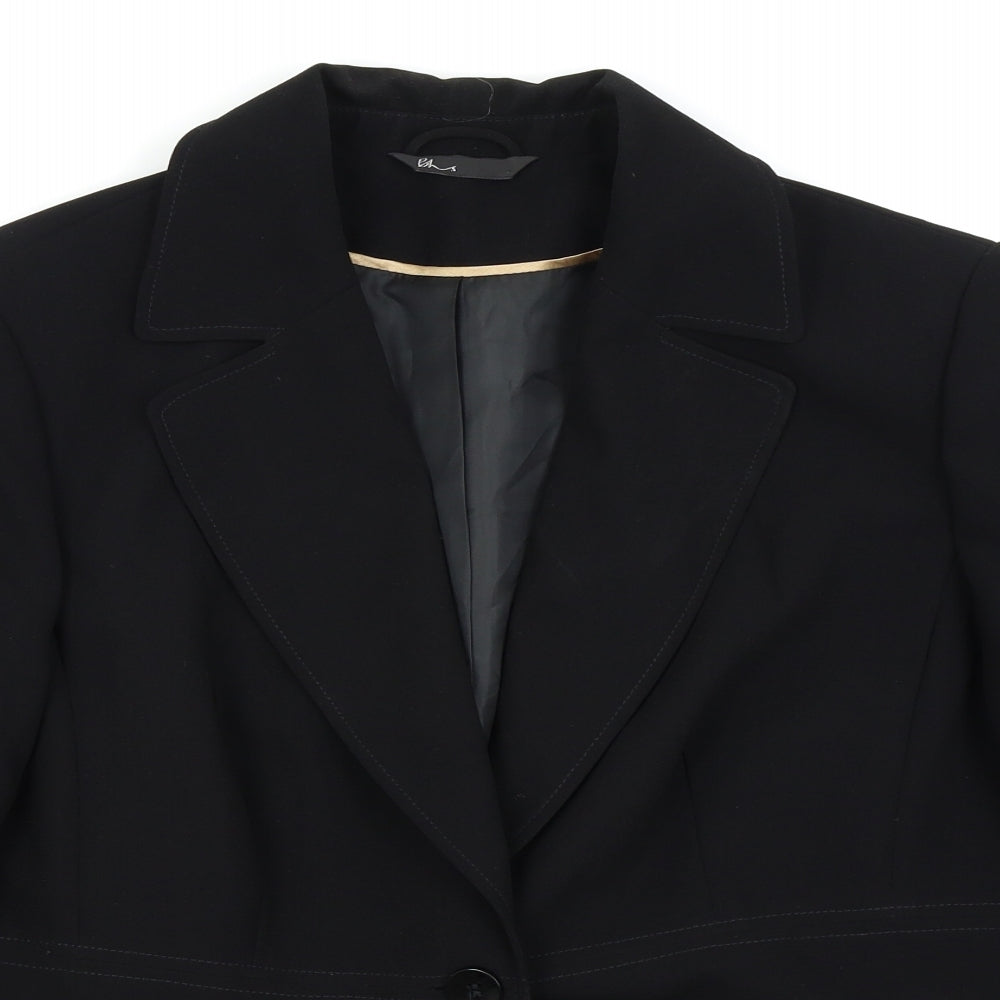 BHS Womens Black   Jacket Blazer Size 18