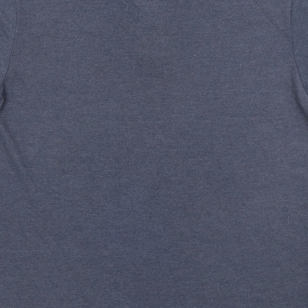 TU Mens Blue    Polo Size M