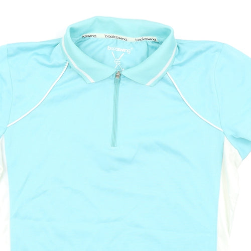 Backswing Womens Blue   Basic T-Shirt Size M
