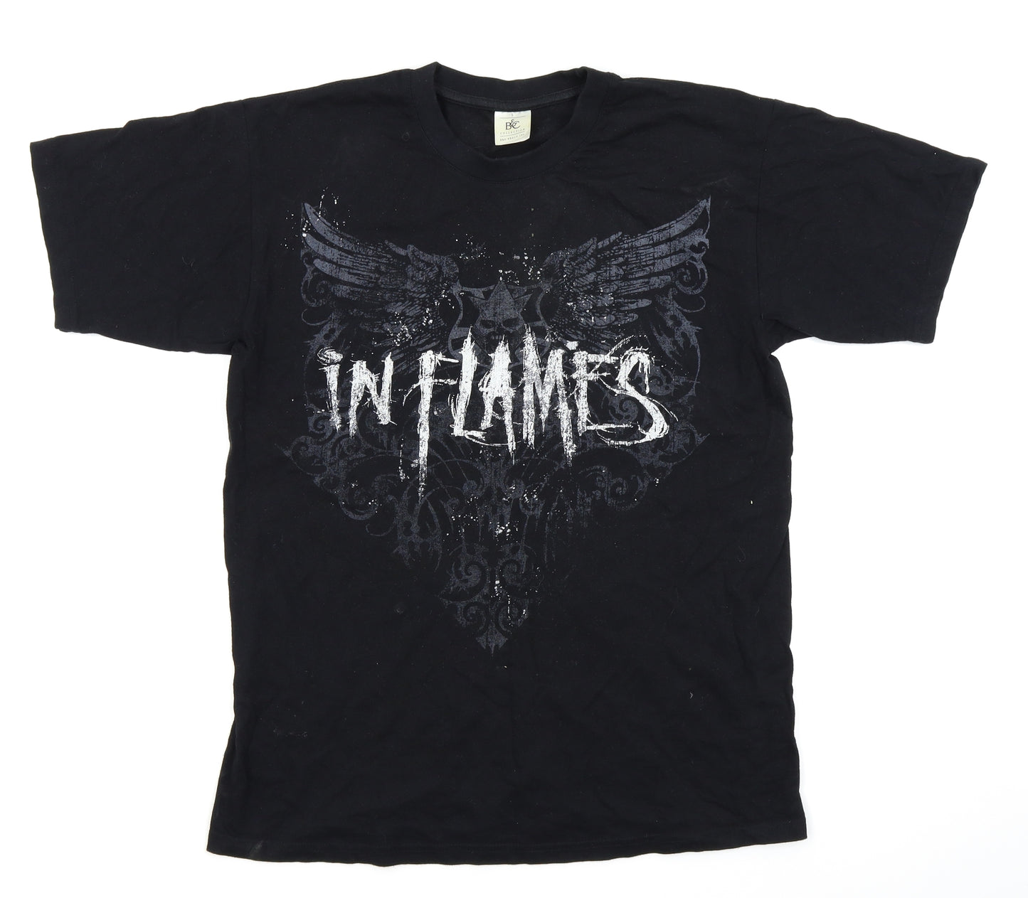 B&C collection Mens Black    T-Shirt Size S