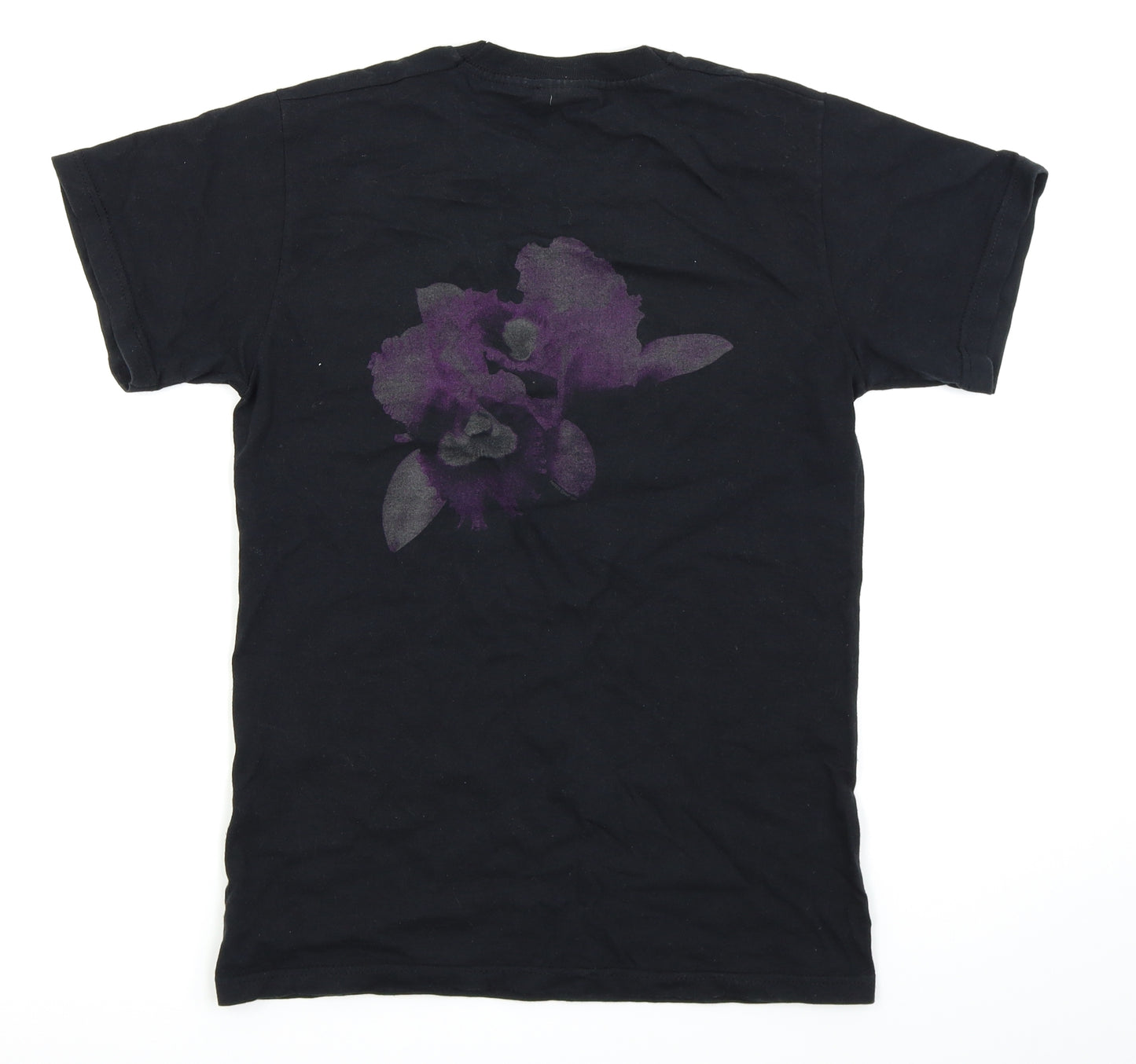 fruit the loom Mens Black    T-Shirt Size S