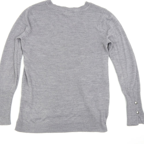 Primark Womens Grey   Pullover Jumper Size 10