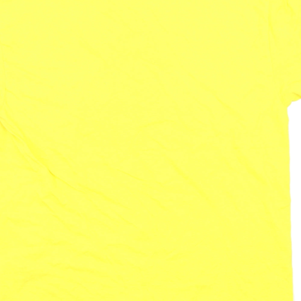 braniac Mens Yellow    T-Shirt Size M