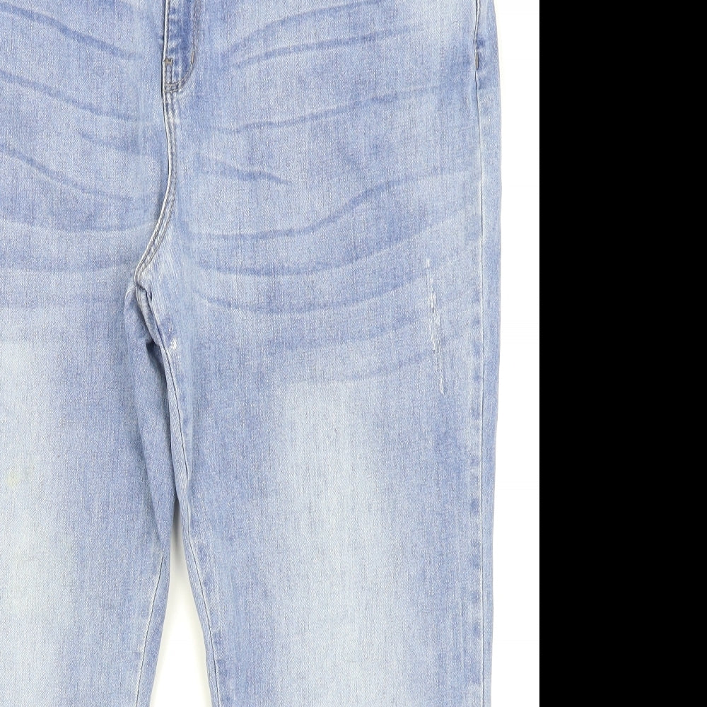 Asda George Womens Blue   Straight Jeans Size 20 L23 in