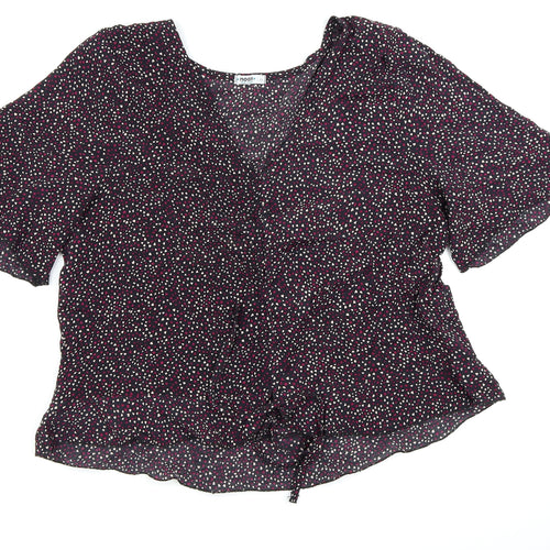 Noon Womens Black   Basic T-Shirt Size M