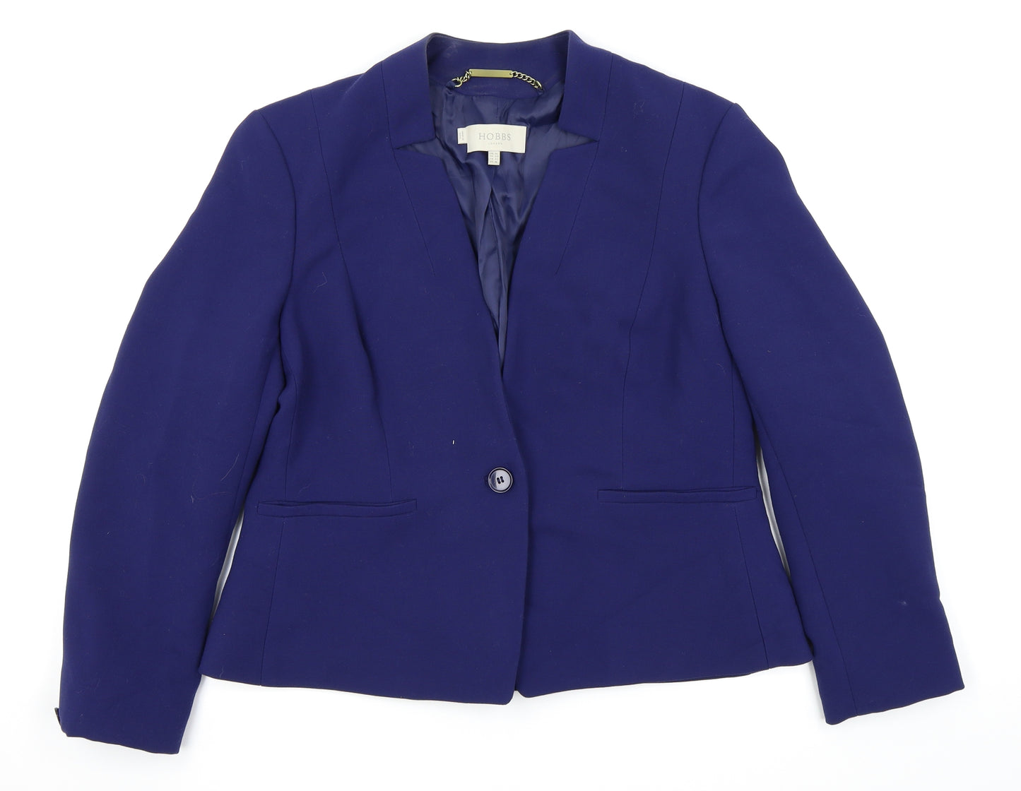 Hobbs London Womens Blue   Jacket Blazer Size 14