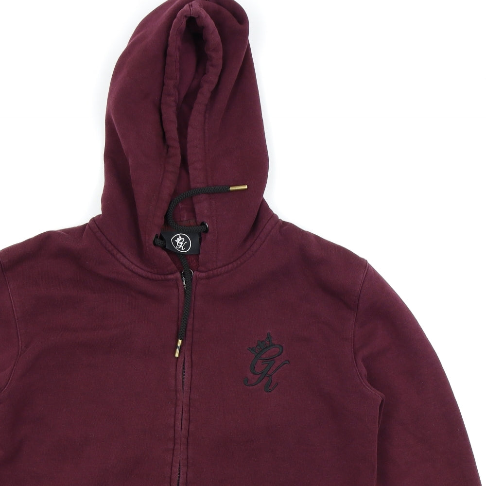 gymking Mens Purple   Full Zip Jumper Size L