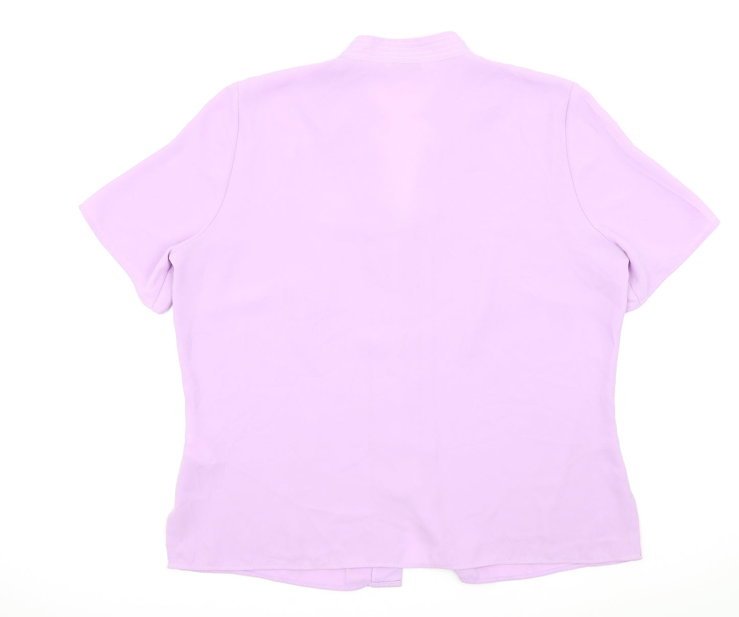 M&S Womens Purple   Basic Blouse Size 16
