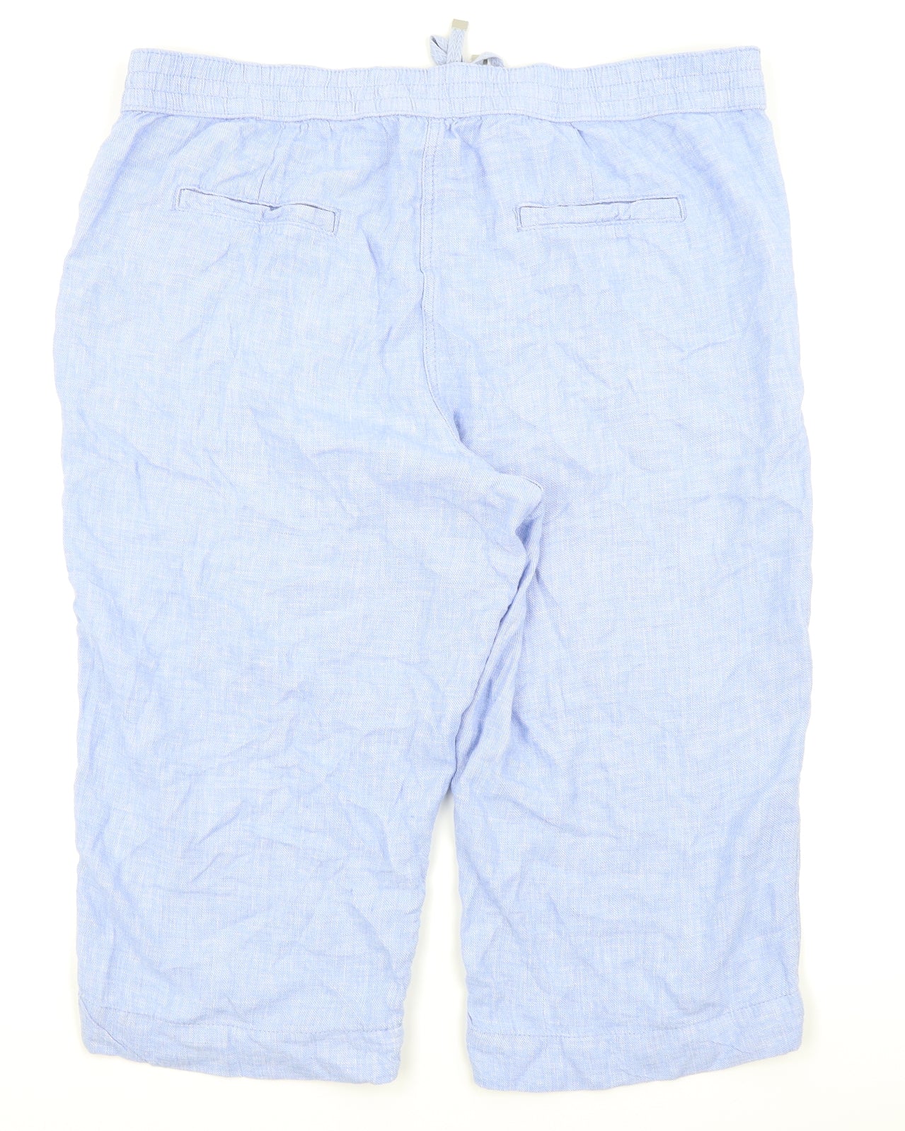 Asda George Womens Blue   Capri Trousers Size 18