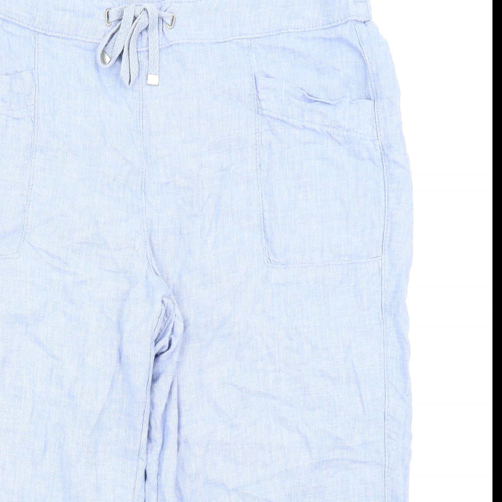 Asda George Womens Blue   Capri Trousers Size 18
