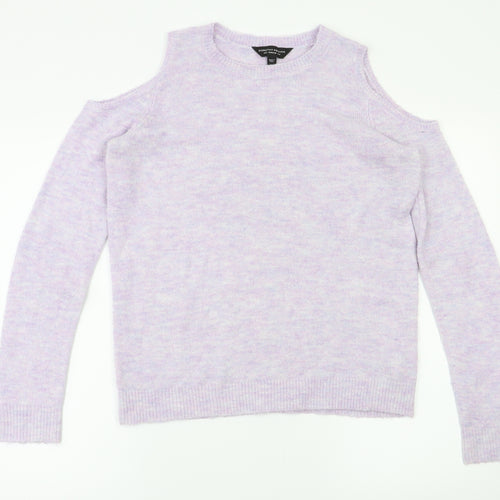 Dorothy Perkins Womens Purple   Pullover Jumper Size 8
