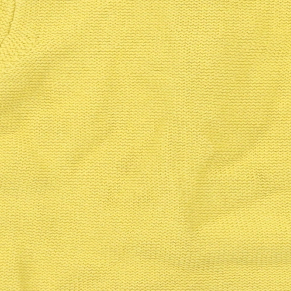George Girls Yellow   Basic Jacket Coatigan Size 12-18 Months