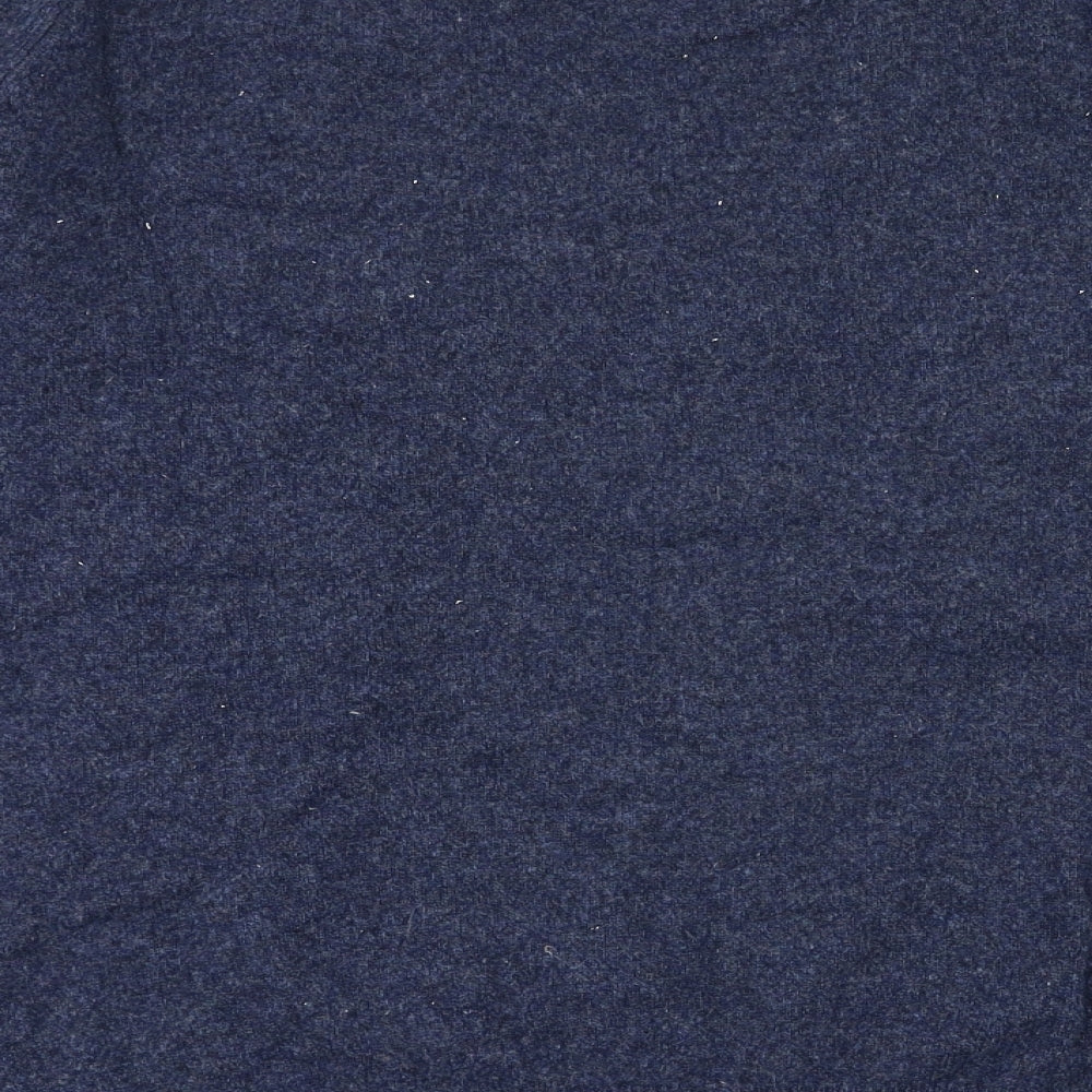 M&S Mens Blue   Pullover Hoodie Size L
