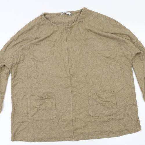 George Womens Beige   Pullover Jumper Size L