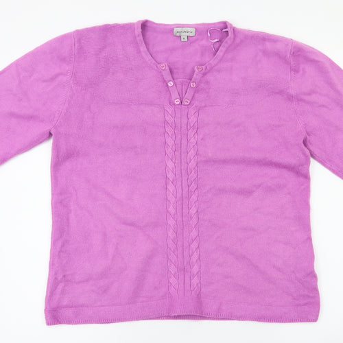 Anne marie Womens Purple   Pullover Jumper Size XL